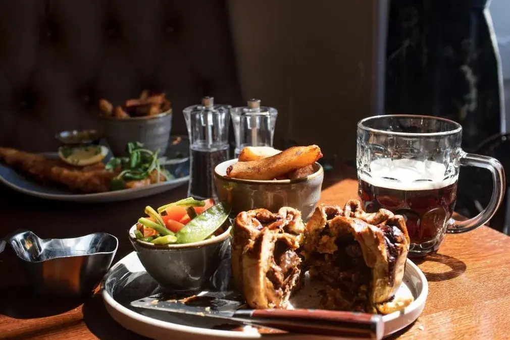 Pub meal served at The Ullswater Inn